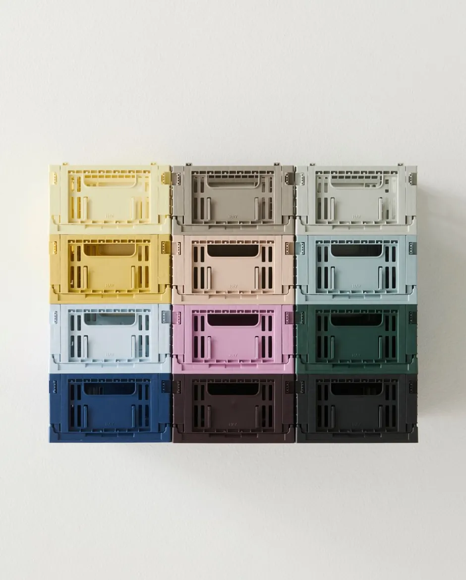 Best HAY Colour Crate Mini 2-pak Kasse, Dark Blue