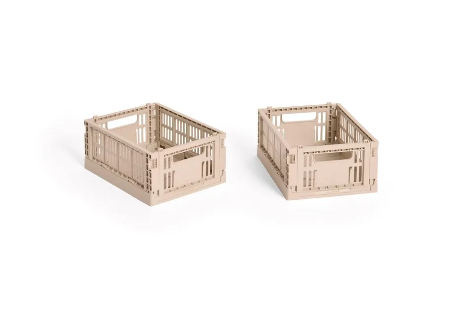 HAY Colour Crate Mini 2-pak Kasse, Powder