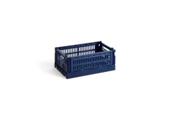 New HAY Colour Crate Small Kasse, Dark Blue