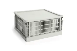 Hot HAY Colour Crate Square Large Plastiklåg, Grey