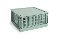 HAY Colour Crate Square Large Plastiklåg,* Kurve & Andet Tilbehør