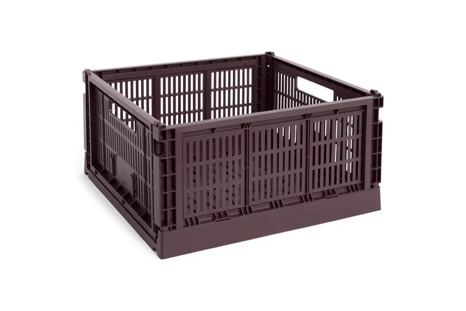 HAY Colour Crate Square Large Kasse, Bordeaux