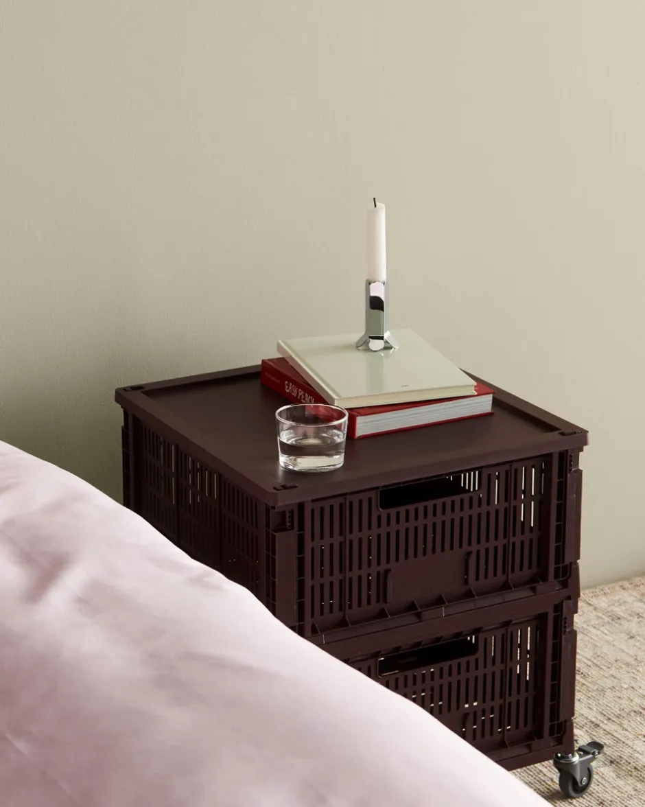 HAY Colour Crate Square Large Kasse, Bordeaux