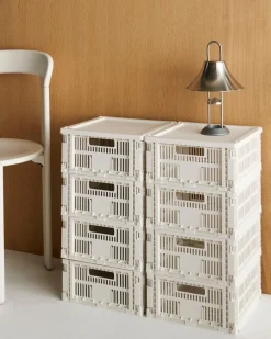 Hot HAY Colour Crate Square Medium Kasse, Offwhite