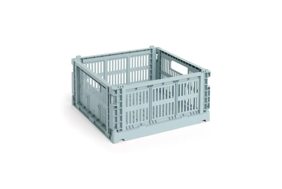 Best HAY Colour Crate Square Medium Kasse, Dusty Blue