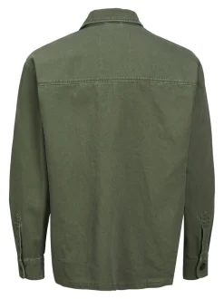 Outlet R.D.D. Royal Denim Division Colter Twill Overshirt, , L Beetle