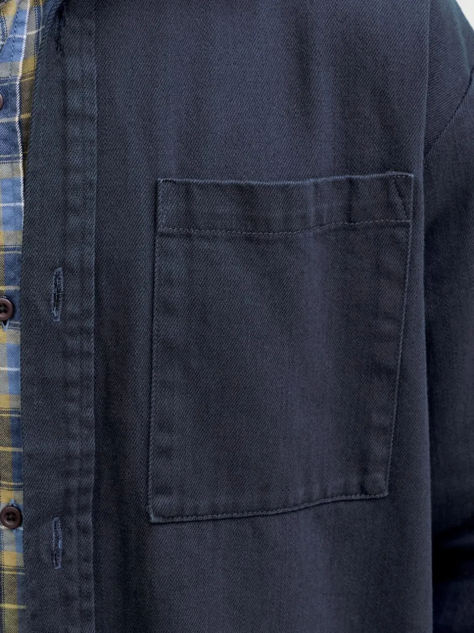 R.D.D. Royal Denim Division Colter Twill Overshirt, , XXL Salute