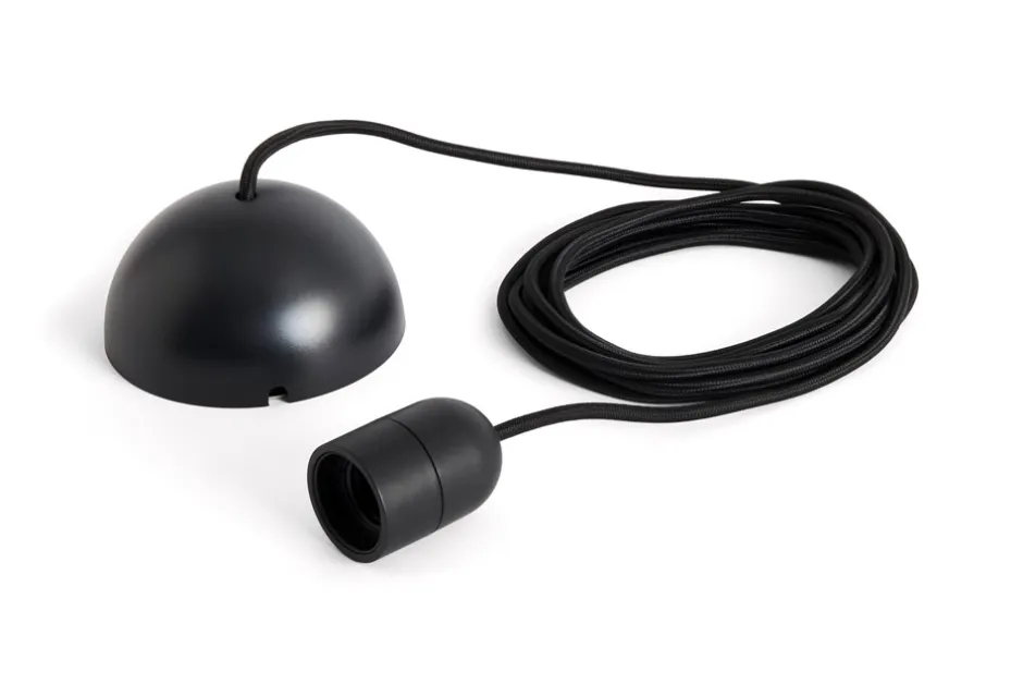 Online HAY Common Pendant Fatning- & Ledningssæt, Black
