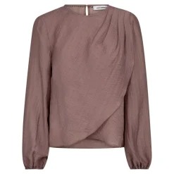 Co'Couture ConnyCC Drape Bluse, , M*Dame Bluser & Skjorter