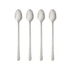 New Georg Jensen Copenhagen Cafe Latte Teske, Mat Stål, 4 Dele