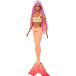 Hot Barbie Core Mermaid Pink Dukke