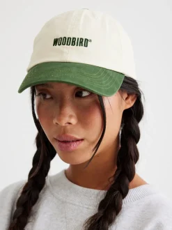 Best Woodbird Core Twill Kasket, , One size Offwhite-Army