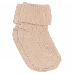 Online MP Denmark Cotton Rib Baby Strømper, , 25-28 Rose Dust