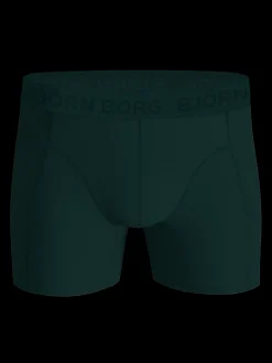 Björn Borg Cotton Stretch 5-pak Boxershorts, , L Blå/Grøn/Print