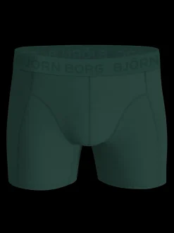 Björn Borg Cotton Stretch 5-pak Boxershorts, , L Blå/Grøn/Print