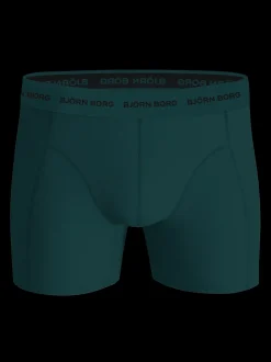 Outlet Björn Borg Cotton Stretch 3-pak Boxershorts, , M Green
