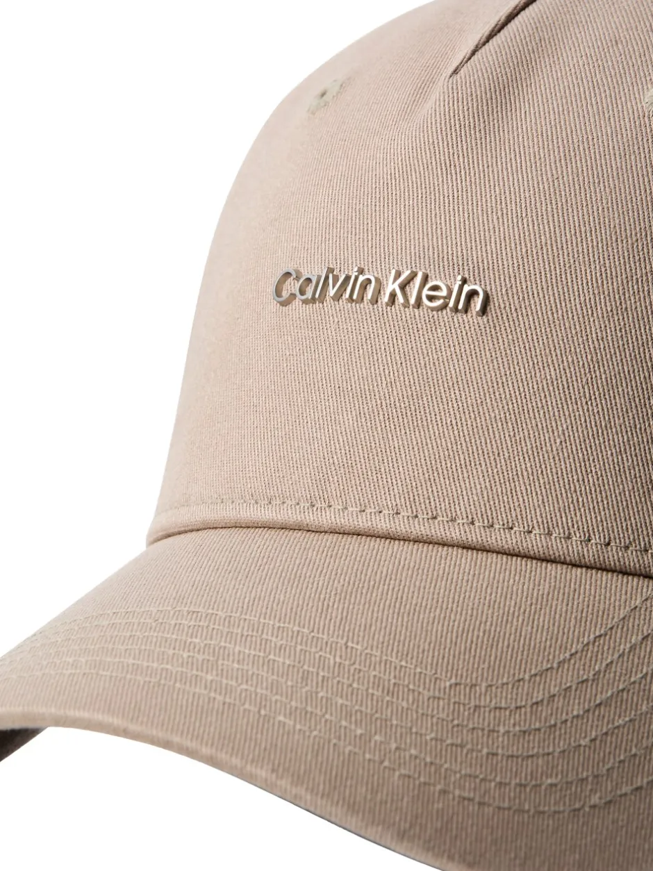 New Calvin Klein Cotton Twill Kasket, Desert Taupe