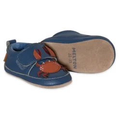 MELTON Crabbie Leather Hjemmesko, , 24/25*Børn Futter & Hjemmesko