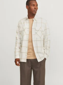 Jack&Jones Craymond Spring Check Overshirt, , XL* Overshirts
