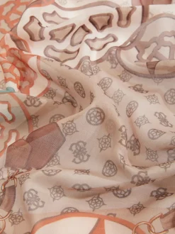 Online Guess Cresidia Halstørklæde, Off White