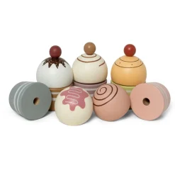 MaMaMeMo Cupcakes På Kagefad*Børn Køkkenlegetøj