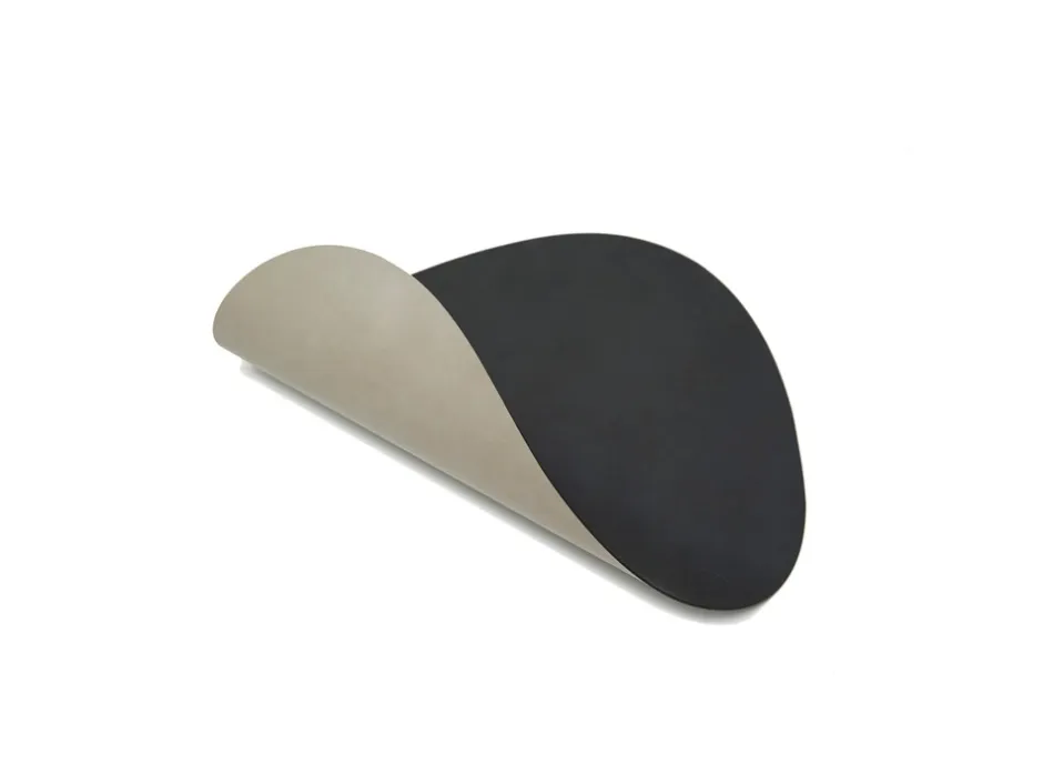 LIND DNA Curve Double Nupo Dækkeserviet, , Large Anthracite