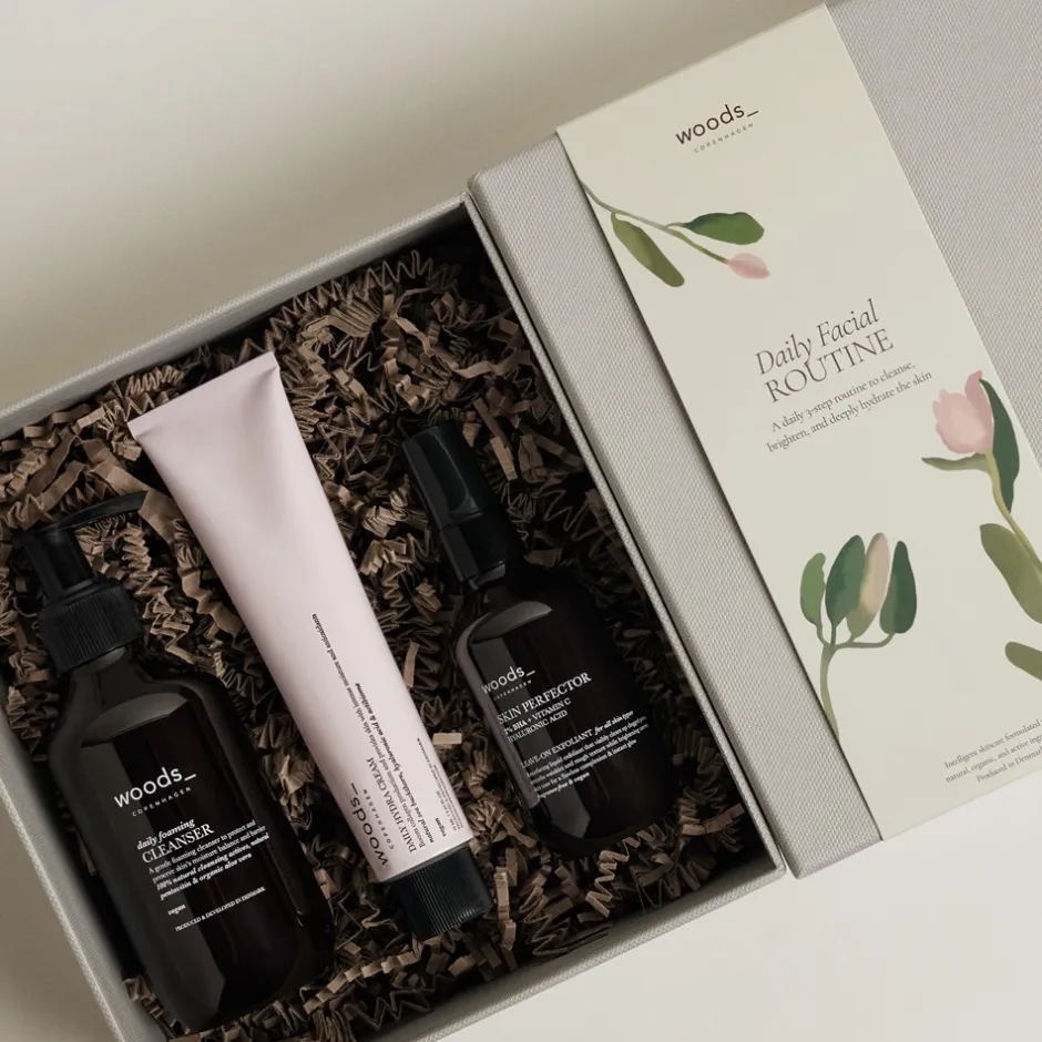 New woods_ copenhagen Daily Facial Routine Gaveæske
