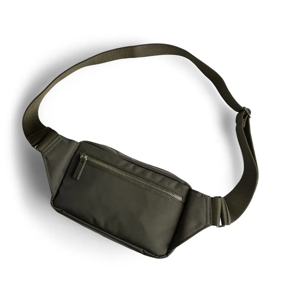 Outlet Markberg Darla Bæltetaske, Dark Olive/Gold