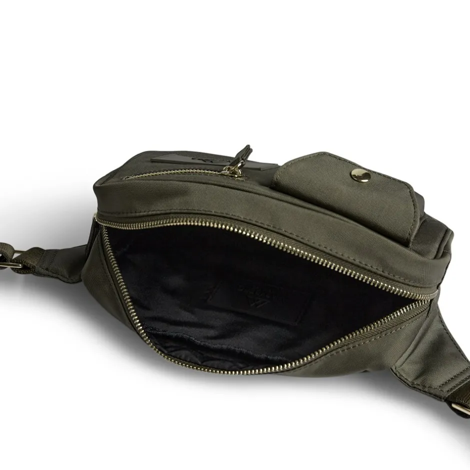 Outlet Markberg Darla Bæltetaske, Dark Olive/Gold