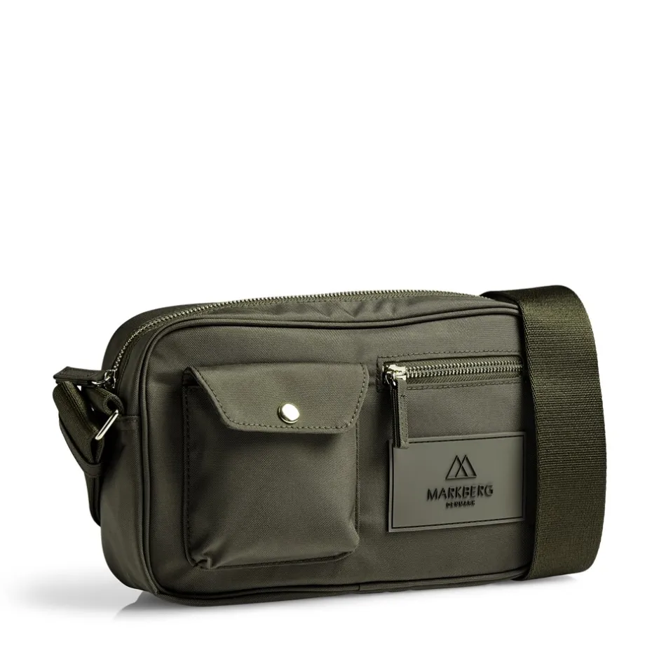 Outlet Markberg Darla Crossbody, Dark Olive/Gold