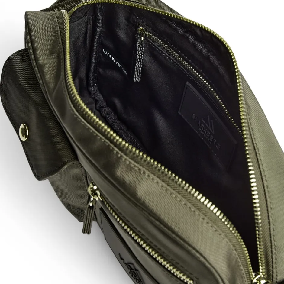 Outlet Markberg Darla Crossbody, Dark Olive/Gold