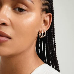 Pilgrim Dawn Hoops,*Dame Øreringe