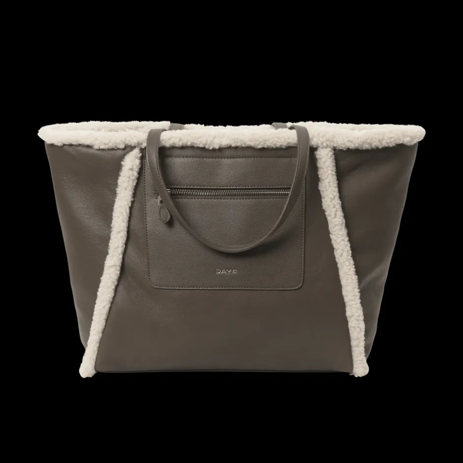 DAY ET Day Faux Shearling Tote,*Dame Shoppere