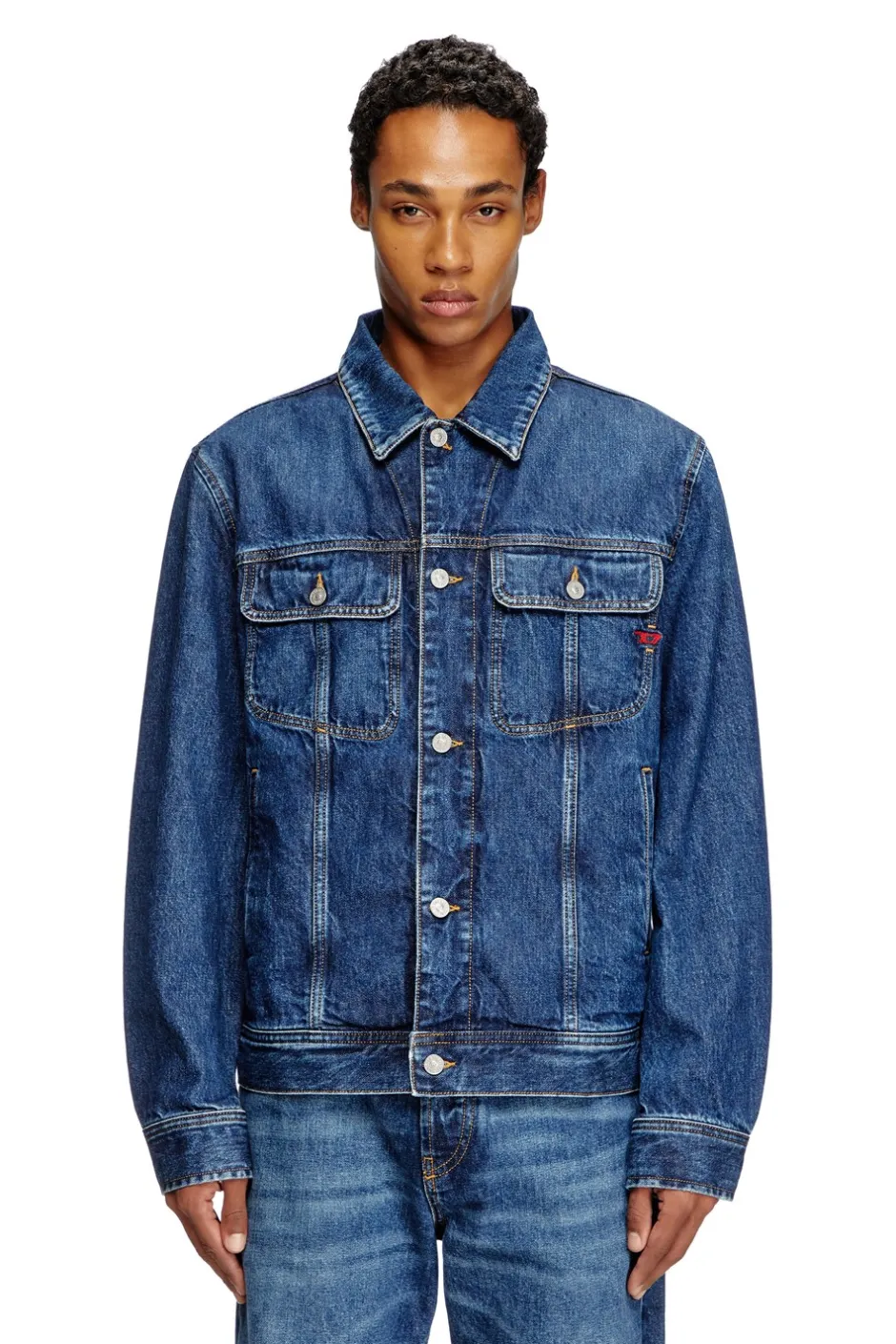 Diesel D-Barcy Denimjakke, , L*Dame Jakker & Frakker