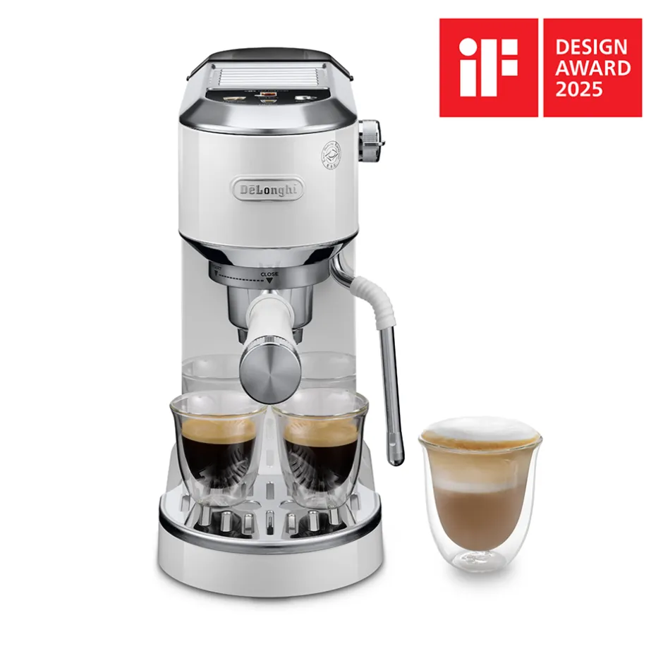 Outlet De'Longhi Dedica Duo EC890 Espressomaskine, White