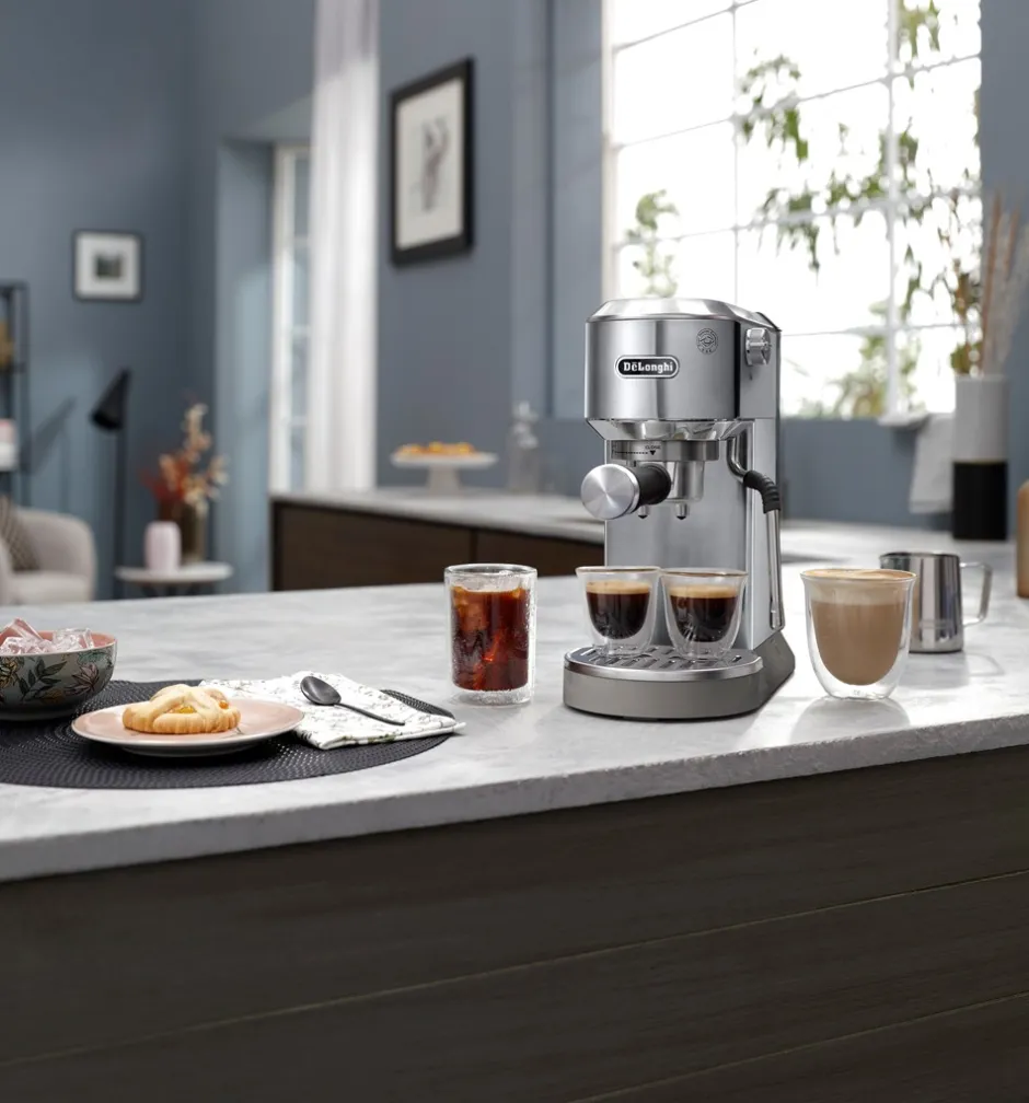 Sale De'Longhi Dedica Duo EC890 Espressomaskine, Metal