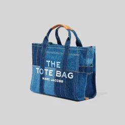 Discount Marc Jacobs Denim Small Tote Crossbody, Blue Denim