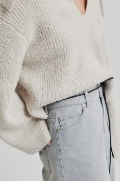 Sale Second Female Denira Denim Jeans, , S Light Grey Denim