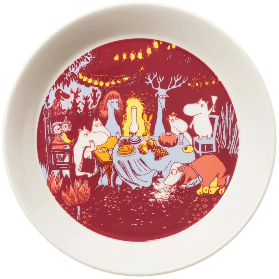 Best Moomin Arabia Desserttallerken, Festive Moments