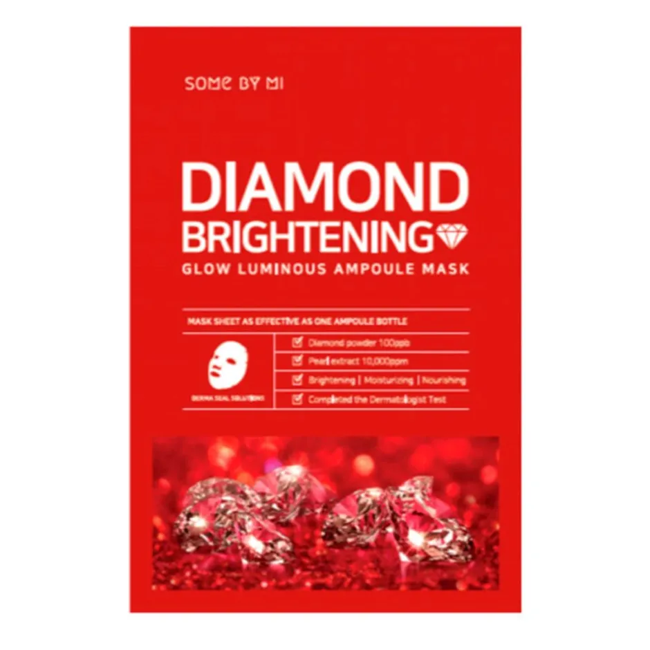 Some By Mi Diamond Brightening Glow Luminous Ampoule Mask, 1 stk* Hudpleje