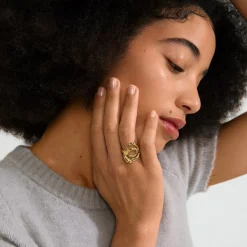 Discount Pilgrim Diego Ring, Gold Plated