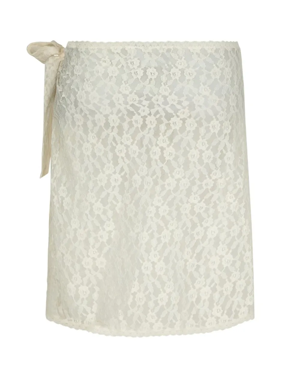 Neo Noir Diffana Wrap Nederdel, , 36*Dame Nederdele