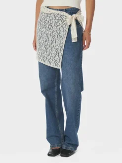 Neo Noir Diffana Wrap Nederdel, , 36*Dame Nederdele