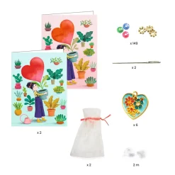 New Djeco Dig & Mig Hjerter DIY Kit