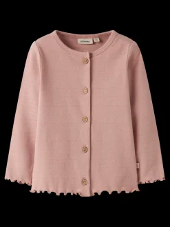 Clearance Lil' Atelier Dimia Slim Cardigan, , 122-128 cm Misty Rose