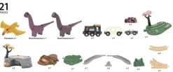BRIO Dinosaur Togbanesæt*Børn Tog, Biler & Skibe
