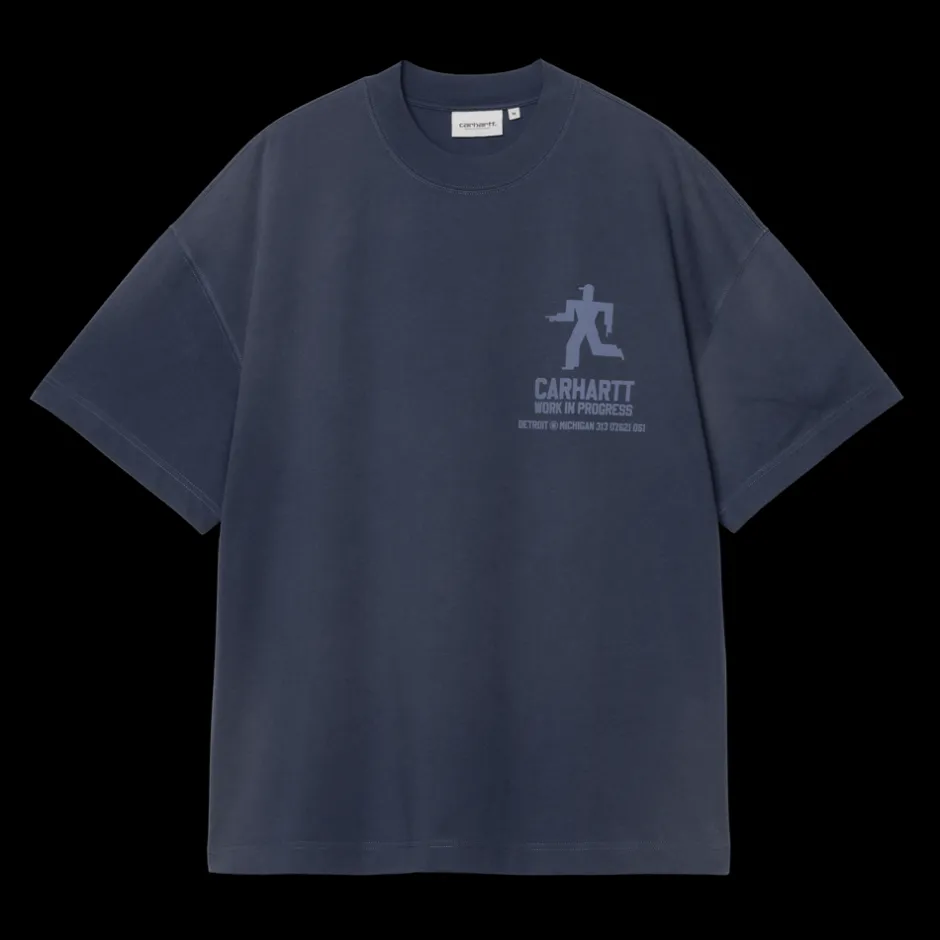 New Carhartt WIP Distance T-shirt, , M Jupiter