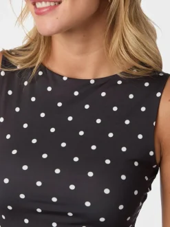 Neo Noir Ditty Jersey Dot Top, , 40*Dame T-Shirts & Toppe