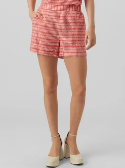 Best Vero Moda Dixie Højtaljede Shorts, , L Bittersweet