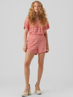 Best Vero Moda Dixie Højtaljede Shorts, , L Bittersweet